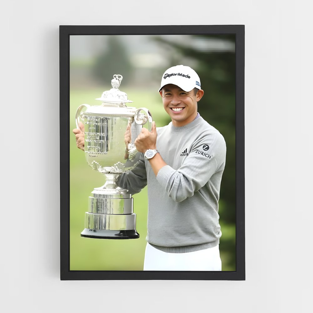 Poster Trophée de Morikawa – affiche Golf (vue 2)